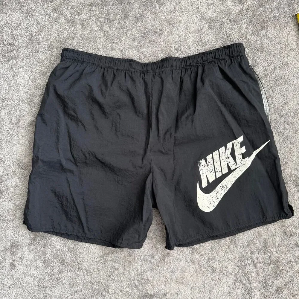 Nike black swim shorts